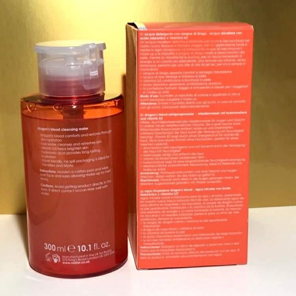 Rodial Dragon's Blood Bundle Gift Set: Eye Gel HA Mask Cleansing Water *BNIB - Picture 11 of 16